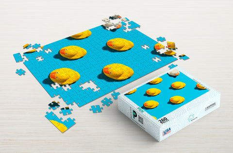 Swimming ducks 260-piece  puzzle for 2-year-olds