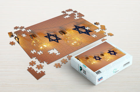 Hanukkah decorations 260-piece puzzle package