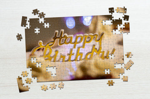 Happy Birthday letter puzzle