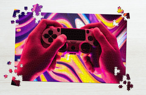 Custom Jigsaw Puzzle | Gamer background | MakeYourPuzzles