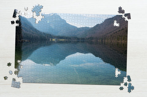 custom photo puzzle of lake | MakeYourPuzzles