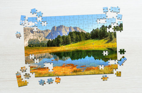 Mountain view nature puzzle