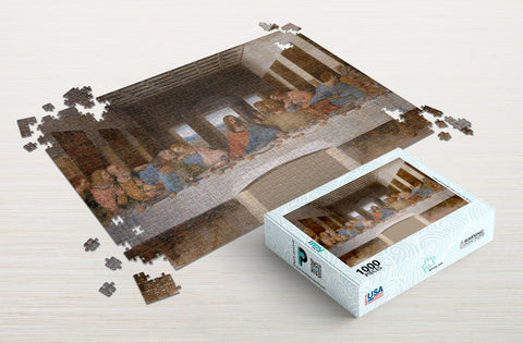 The last supper 1000-piece adult puzzle package