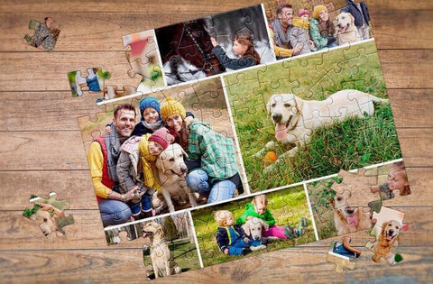 Collage Photo Puzzle Family | MakeYourPuzzles