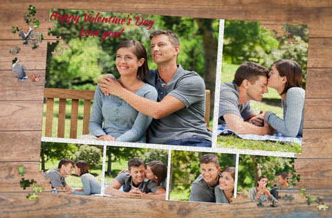 1000 Piece Custom Collage Puzzle couple | MakeYourPuzzles