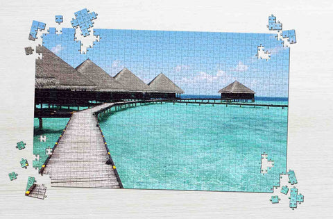 Beautiful resort pictures to puzzles