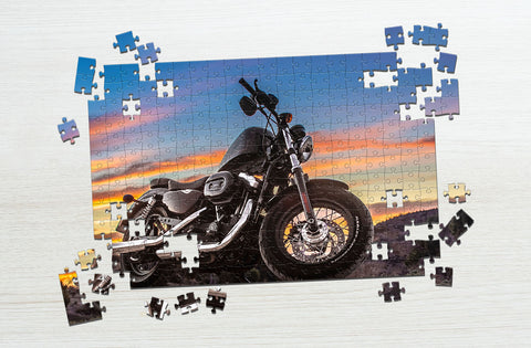 Motorcycle mini puzzle