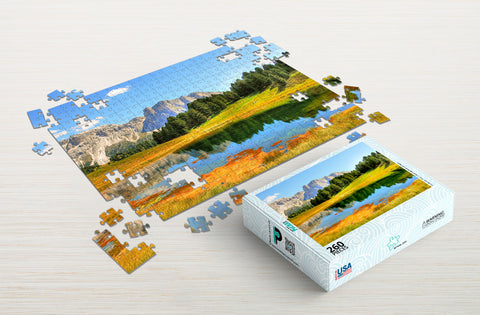 Mountain view nature puzzle