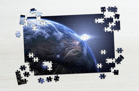 Planet earth puzzle