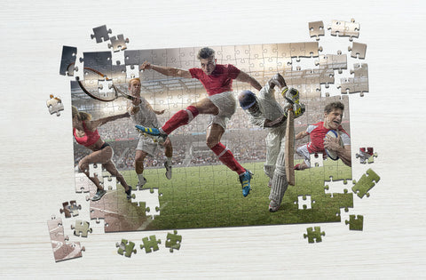 Mix sports mini puzzle