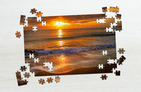 Ocean sunset puzzle