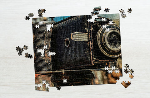 Vintage camera puzzle