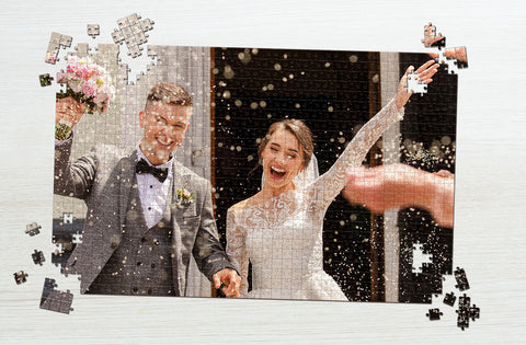 Newly wed couple puzzle