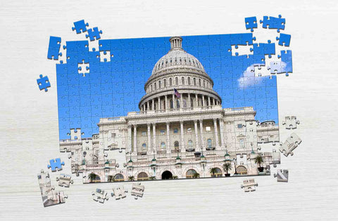 United States Capitol Facade USA puzzle