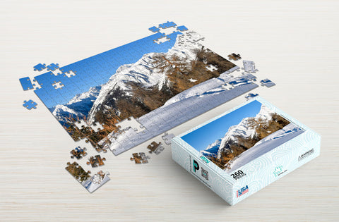 White mountain 260-piece puzzle package