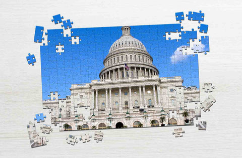 United States Capitol Facade visual puzzle