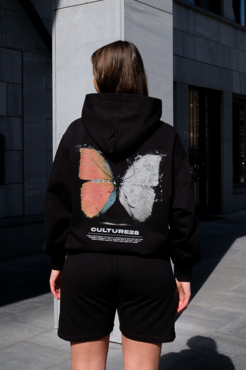 GDC BUTTERFLY HOODY BLACK XL-