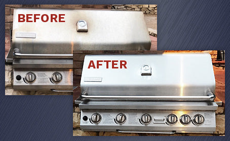 Beautiful rust-free stainless steel before and after 1