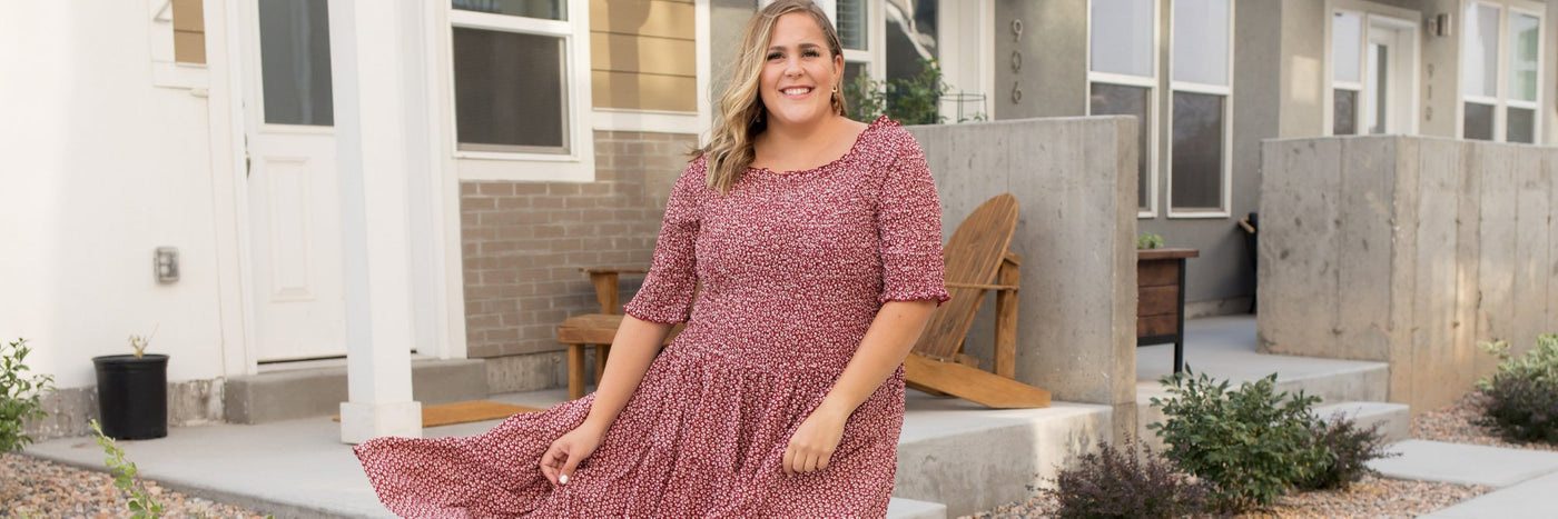 curvy midi dresses