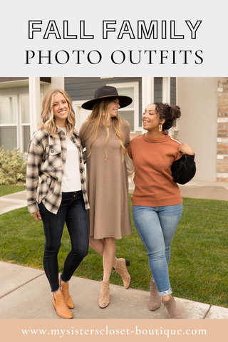 How to pick outfits for fall family photos!