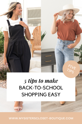 5 Tips to make Back-To-School Shopping Easy!