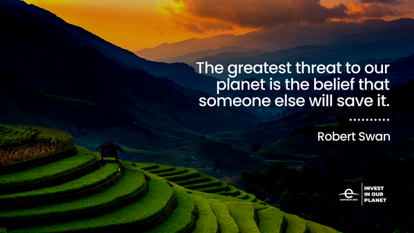 Greatest threats to our planet - Robert Swan quote