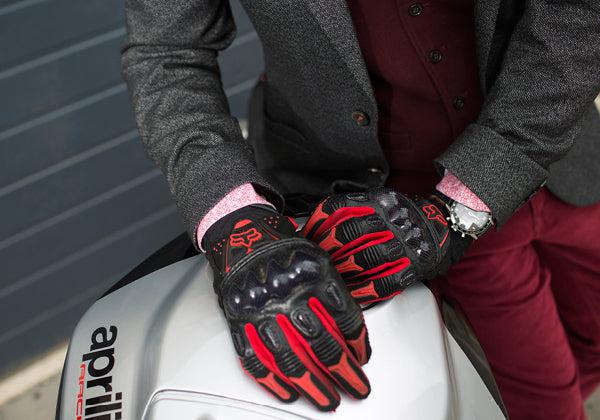 Pixel Shirt cuff details with bike gloves