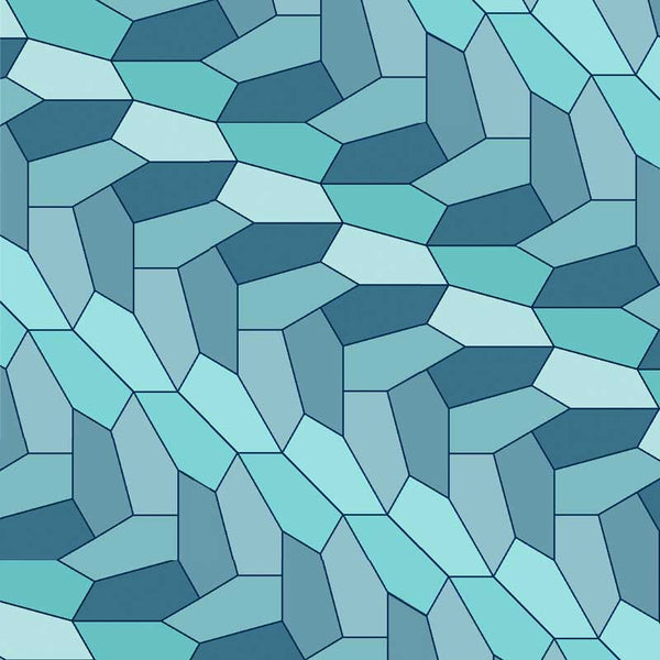 DressCode Aqua Pentagon pattern