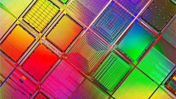 Colourful microchips