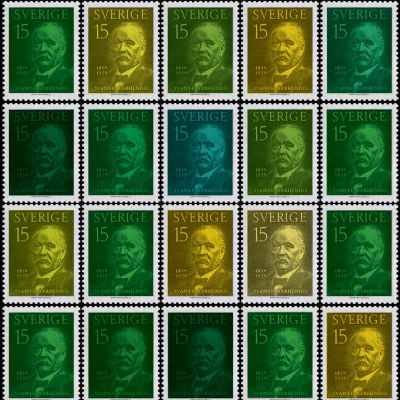 Arrhenius stamps