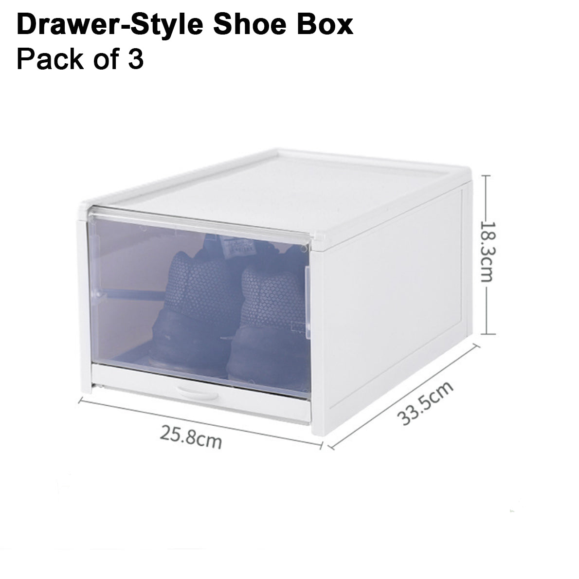 drawer style shoe box