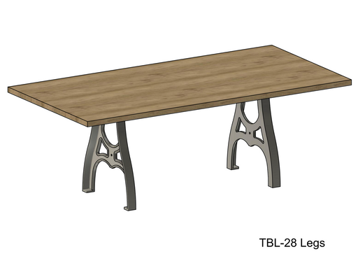 AI2 Angled Steel Table Leg