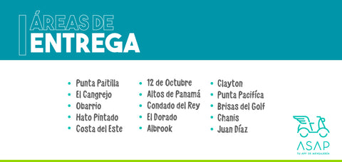 Áreas de Entrega Áreas de Entrega