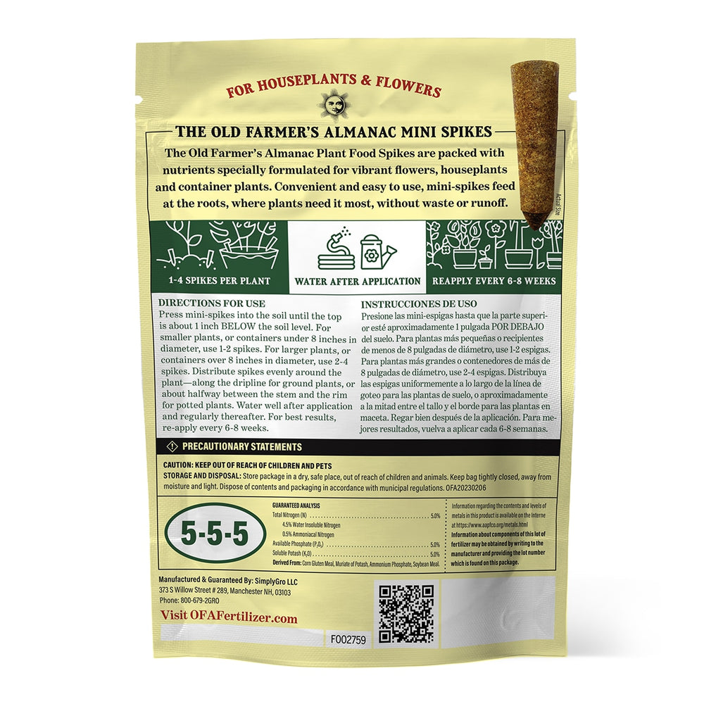 The Old Farmer's Almanac Tree & Shrub Fertilizer Spikes