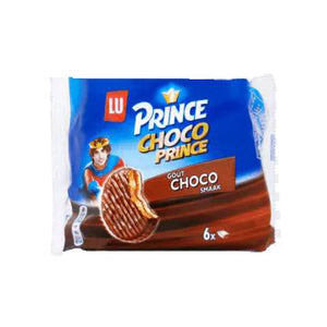 LU Prince Biscuits, LU Cookies, Vanilla Filled Grain Biscuits covered  with Milk Chocolate, LU Prince Choco Prince