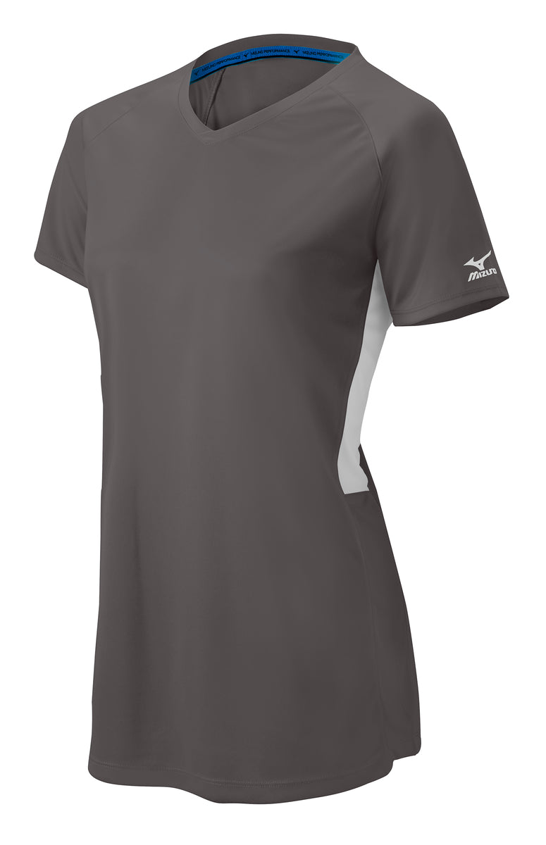 Mizuno Womens Comp Short-Sleeve V-Neck Jersey