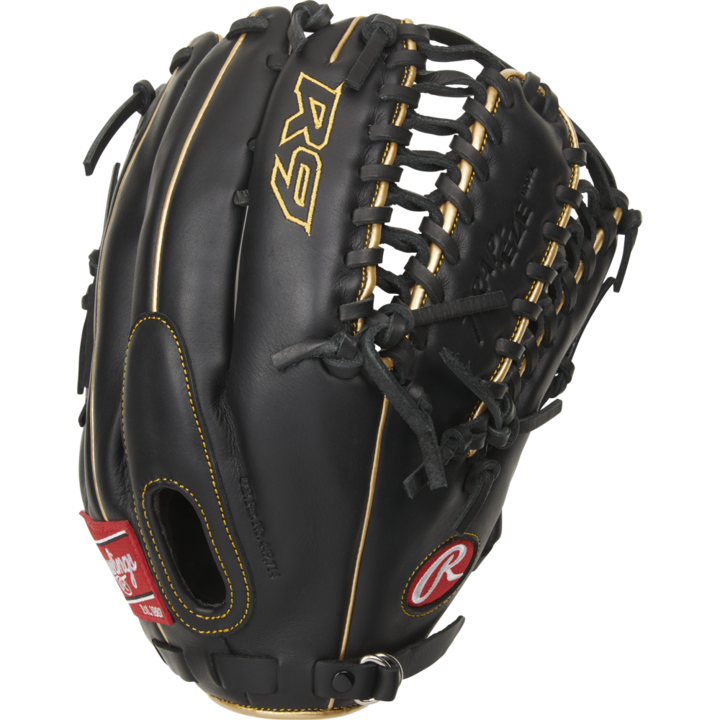 Rawlings R9 12.75 inch Outfield Glove R96019BGFS