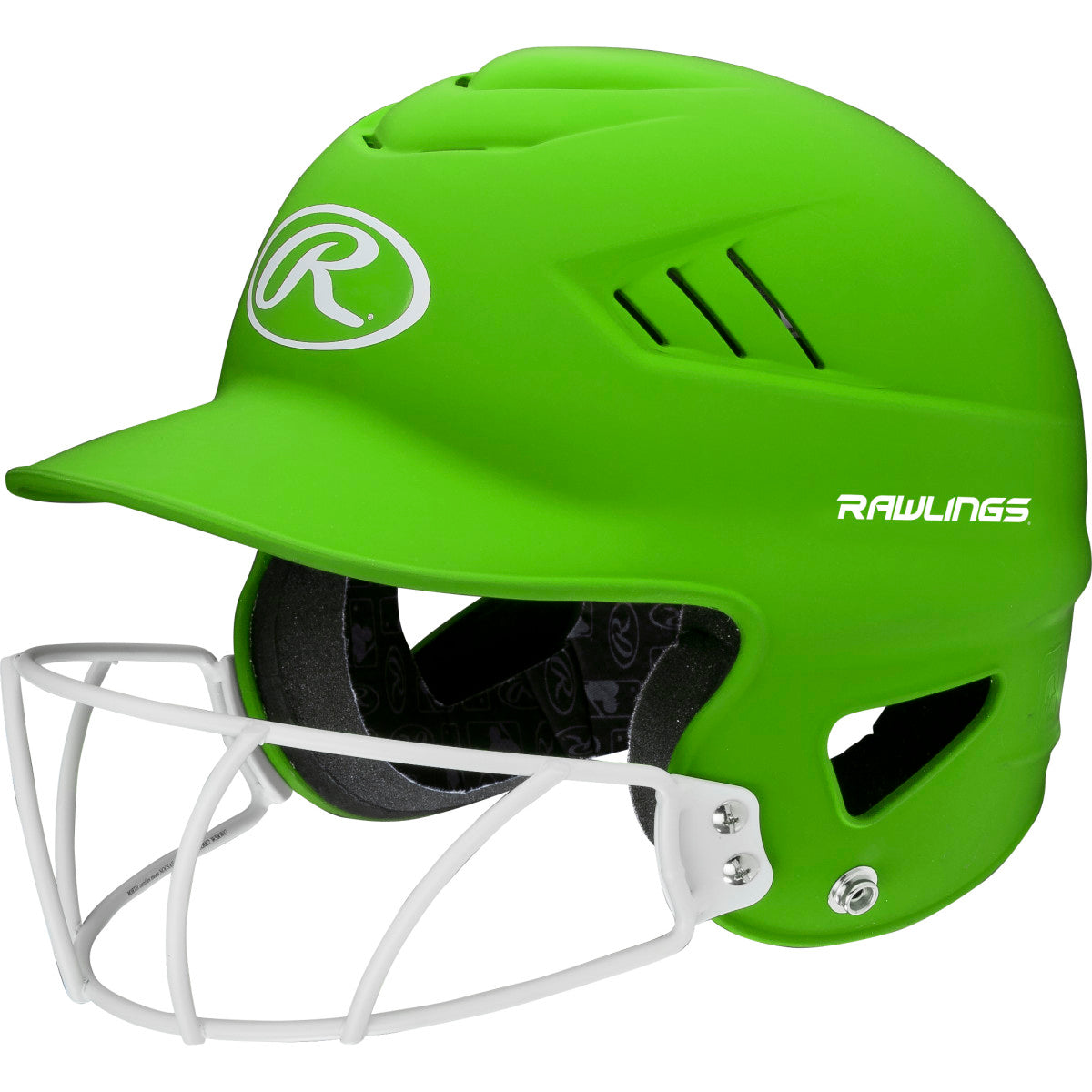 Rawlings Coolflo Highlighter Batting Helmet w/ Softball Mask