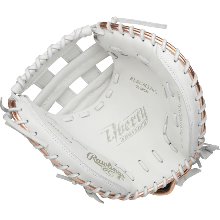 Rawlings Liberty Advanced 33 inch White Fastpitch Catchers Mitt RLACM33RG