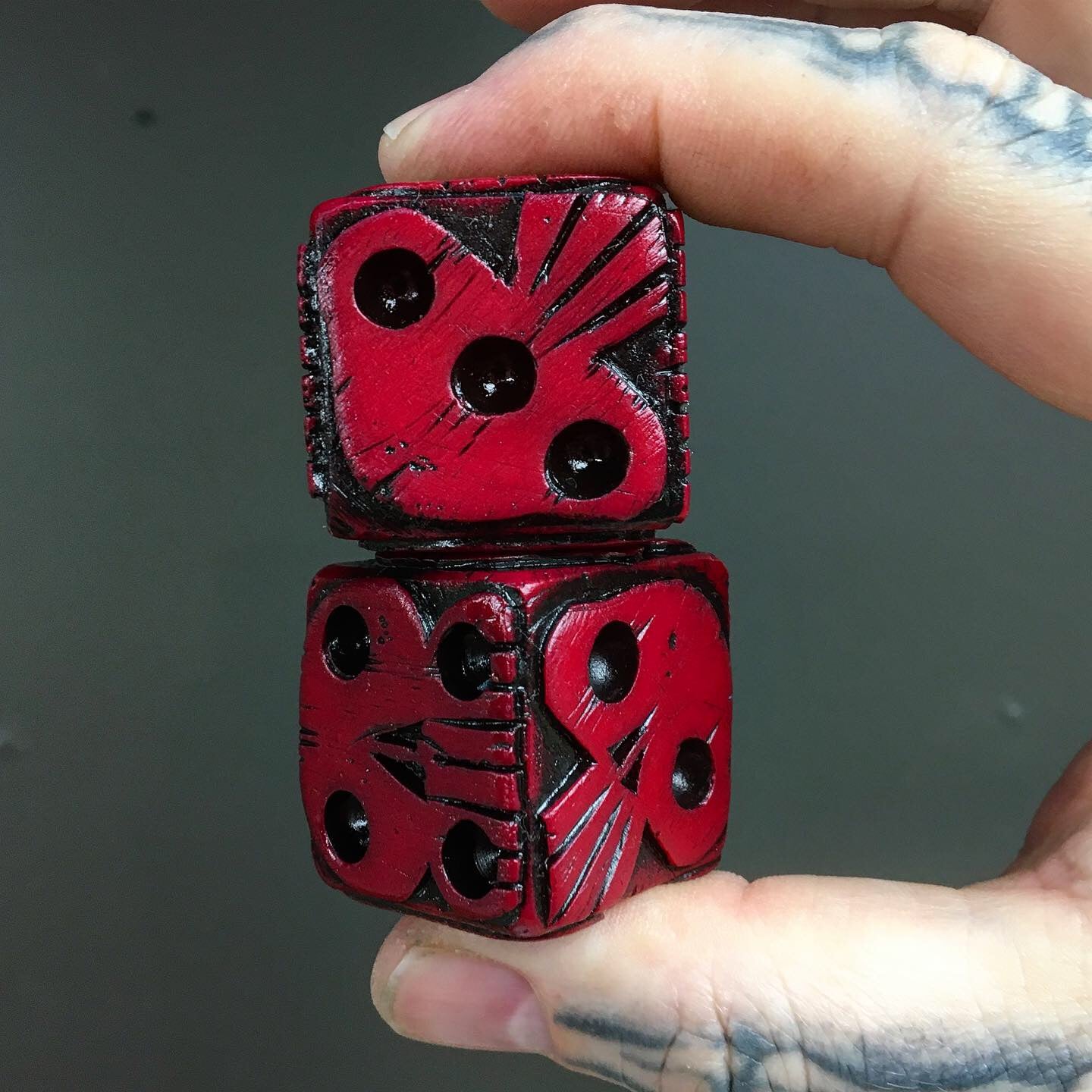 Oogie Boogie Dice (Red) The Monster Sandbox