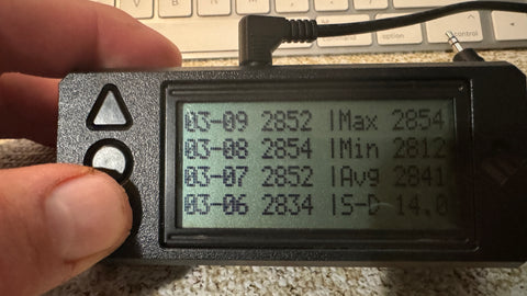 Magnetospeed V3 Velocity Readings showing temperature variation