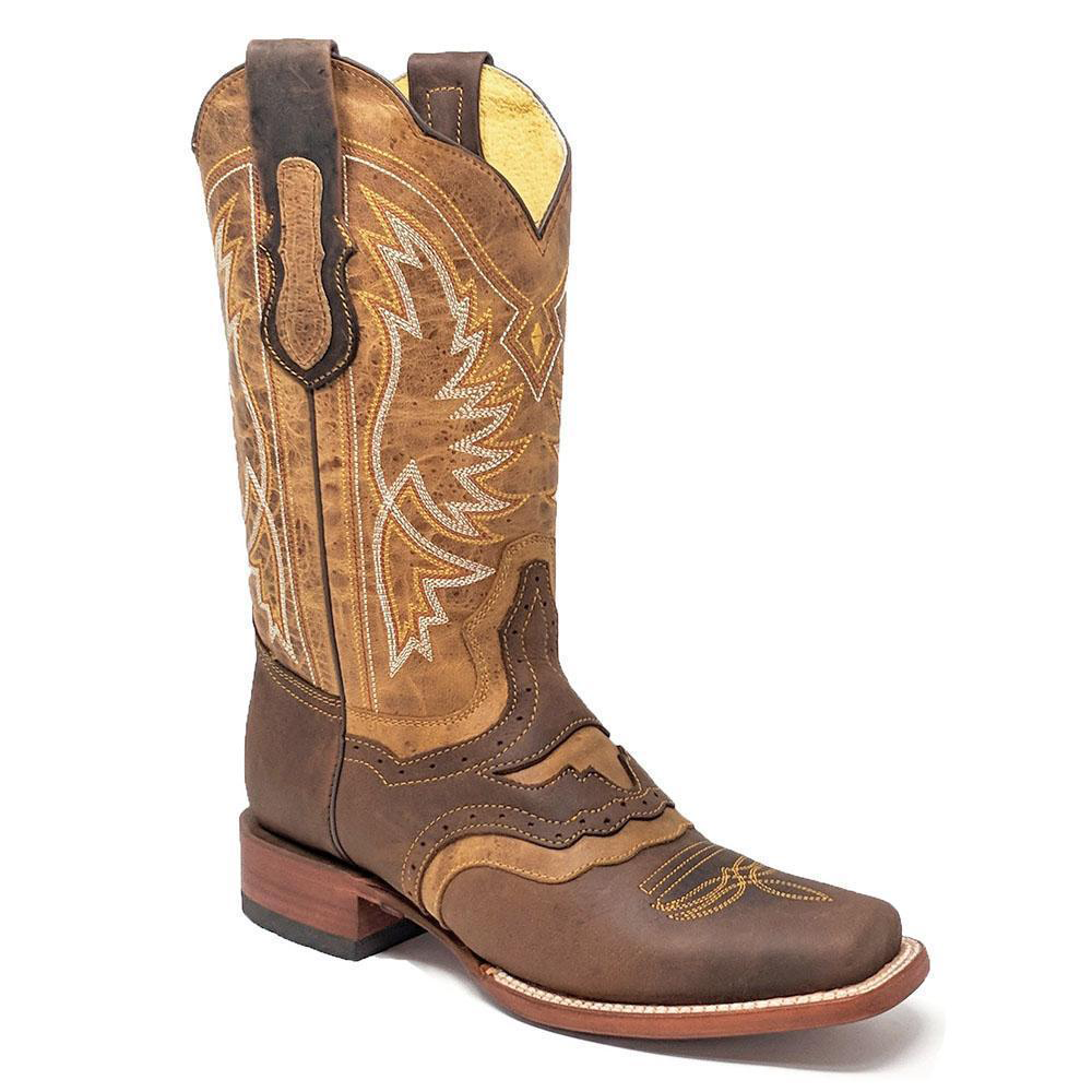 Arango Men's Square Toe Longhorn Boots