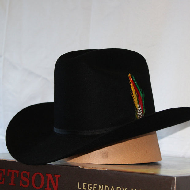 STETSON & RESISTOL ORIGINAL CLASSIC COWBOY HAT FEATHER OFFICIAL