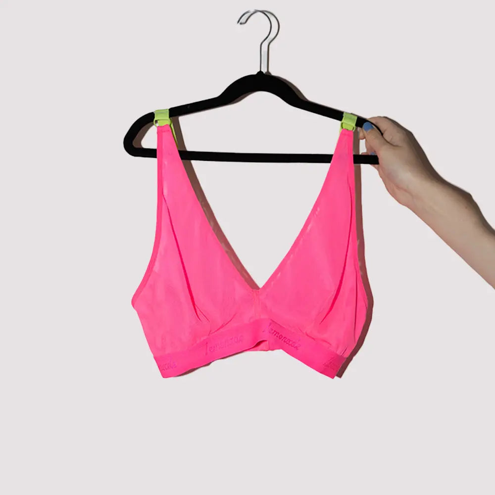 Soft Mesh Fuller Cup Bra | Pink | M | Lemonade Dolls