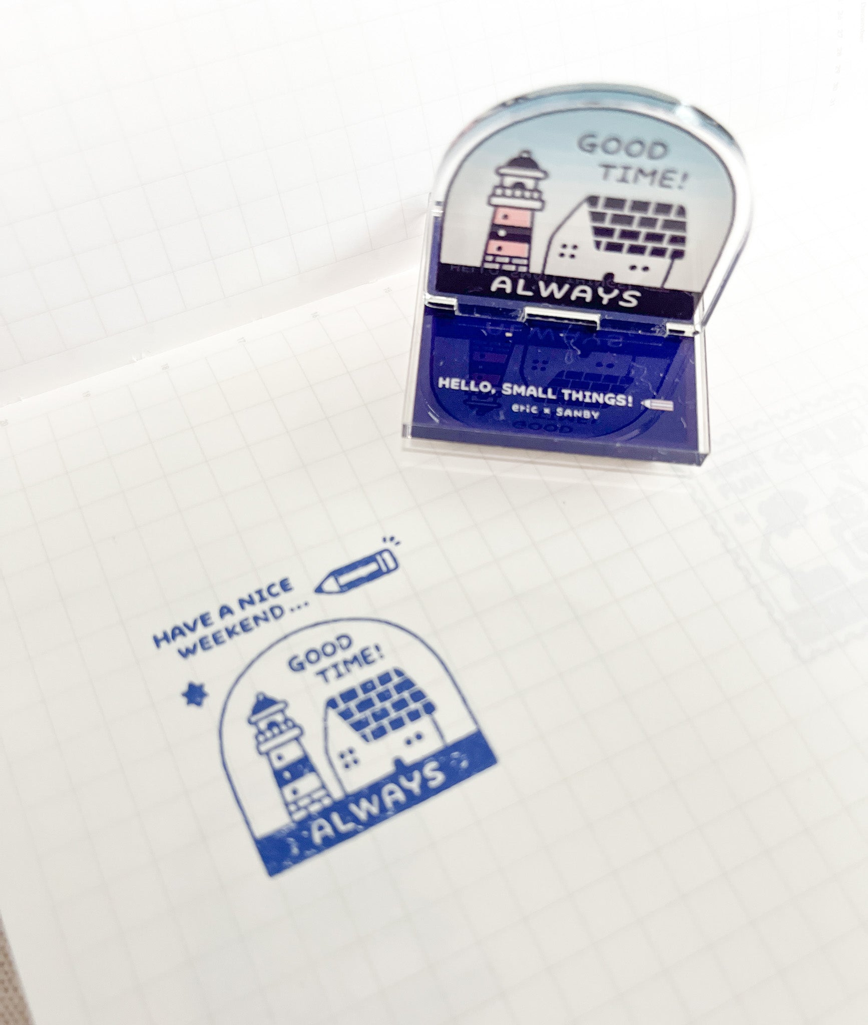 Eric Small Things | Acrylic Stand Stamp | Snowglobe – KuboandLucy ...