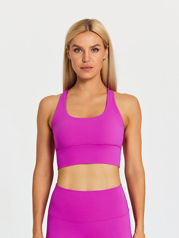 ADIDAS Women's Flow Freely Disrupt 2.0 Sports Bra NWT Tech Purple