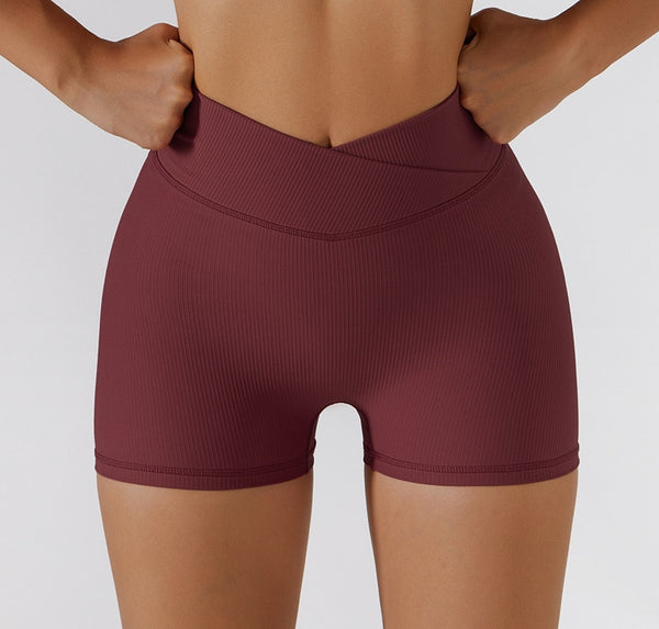 Seamless Sculpt Shorts - Cherry – svelte belle