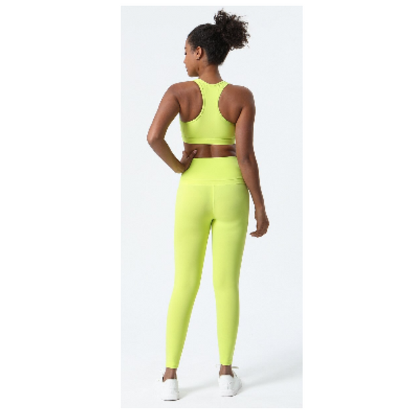 Allure Sports Bra - Neon Yellow – svelte belle