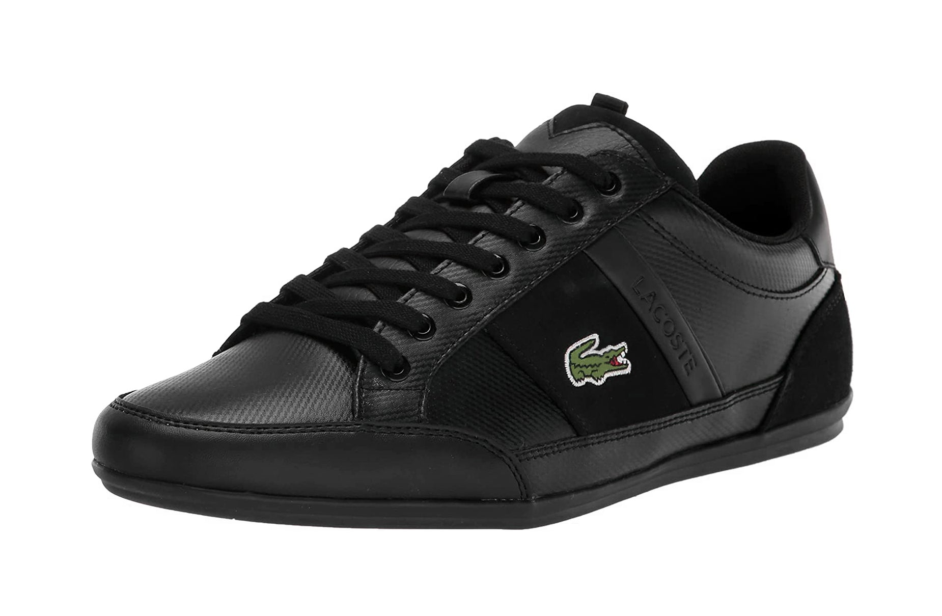 pensioen spreker Bestuiver Lacoste Men's Chaymon Leather Black Shoes – Shoe Hut Online
