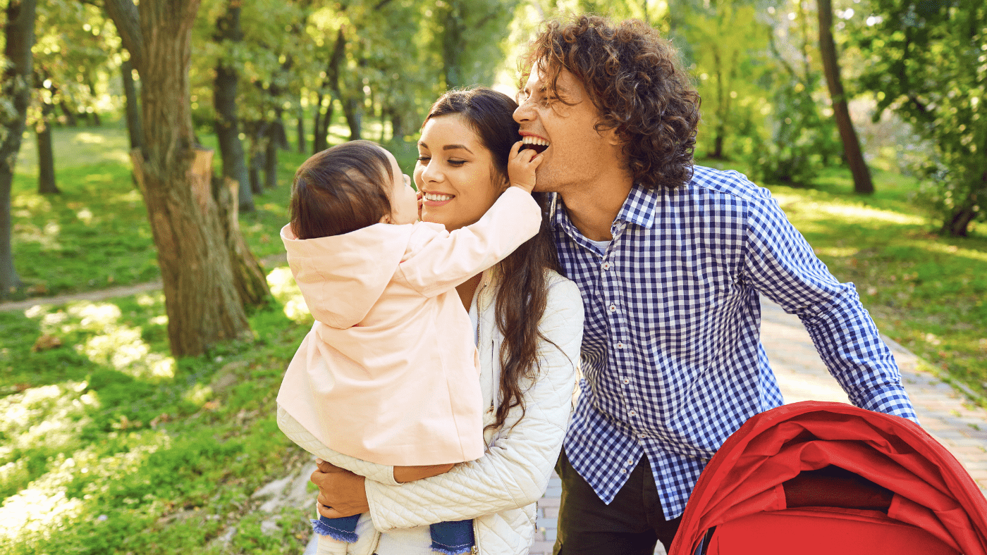 happy family living purposeful life after using intention setting basics